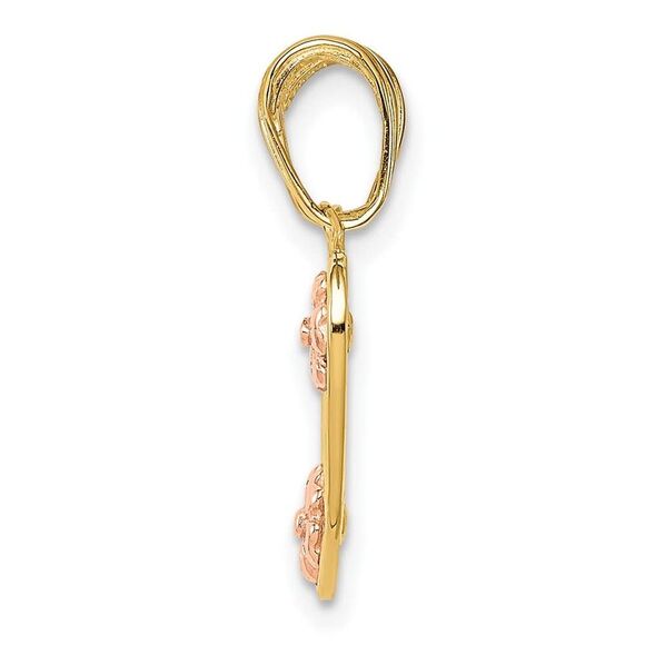 10K Two-tone MOMMY & ME Break-A-Part Charm